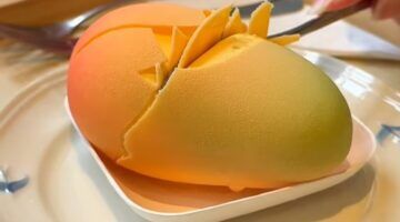 De viral mango taart van Tatli in Utrecht