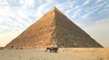 De Egyptische piramide waaronder een unieke ontdekking werd gedaan.