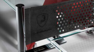 De speeltafel van Lamborghini.