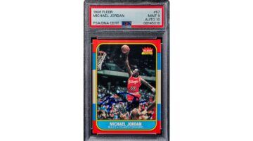 De Michael Jordan Rookie Card.