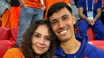 Tijjani Reijnders samen met zijn vrouw Marina Reijnders