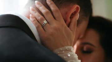 Echte liefde te zien tussen een man en een vrouw