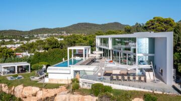 Het vakantiehuis op Ibiza van Lionel Messi.