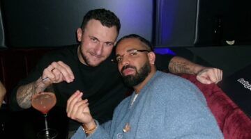 Drake, de rapper die zijn huis laat zien op zijn eigen website.