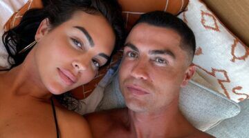 Georginagio en Cristiano Ronaldo, de man die een uniek Casio-horloge bezit.