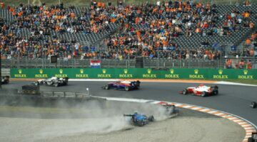 Race tijdens de Dutch Grand Prix