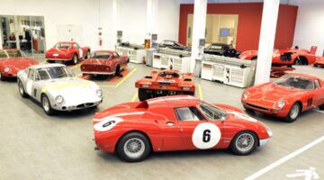 Ferrari werkplaats waar je een classiche certificatie kan ontvangen