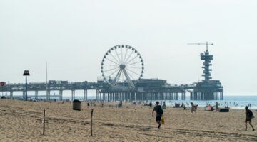 Het strand van Scheveningen