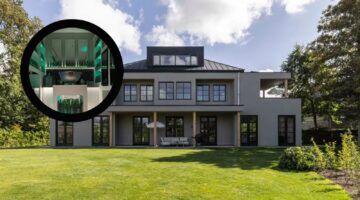 De villa met een walk in fridge van Heineken