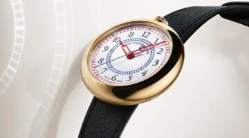 Het horloge van Louis Vuitton.