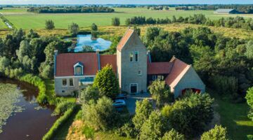 Het landgoed in Friesland.