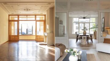 De Funda-woning die flink werd gerenoveerd.