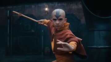 Gordon Cormier als Aang in Avatar: The Last Airbender