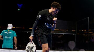 Tapia tijdens Decathlon Premier Padel Rotterdam 2025