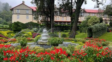 Een gebouw in Nuwara Eliya in Sri Lanka