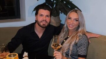 Roy Donders en zijn partner, die recent een nieuwe villa kochten.