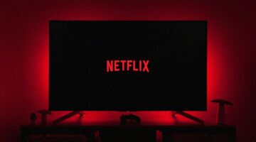 Een televisie met Netflix