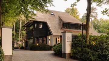 Het huis in Blaricum.