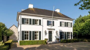 De voorzijde van de duurste woning van Breda.