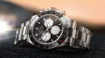 De Rolex Daytona in het staal.