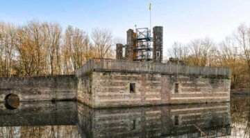 De huidige staat van kasteel Schaesberg.