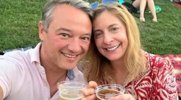 Kelly Magyarics met haar partner