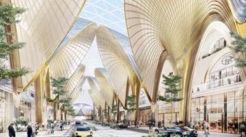 Render van binnenkant Dubai Square Mall
