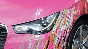 Linker voorzijde Audi A1 Art Car