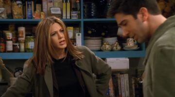 Ross en Rachel in Friends