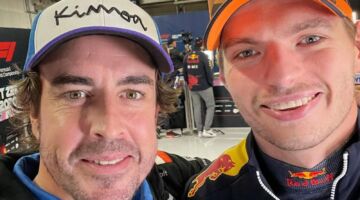 Fernando Alonso en Max Verstappen