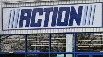 de voorgevel van een Actionfiliaal