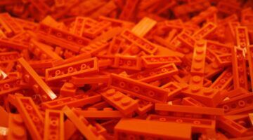 oranje lego blokjes