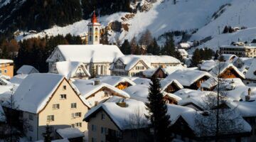 Een dorp in Zwitserland