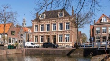 Het pand dat een moderne make-over onderging.