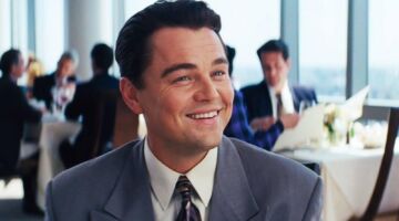 Leonardo DiCaprio in The Wolf of Wallstreet