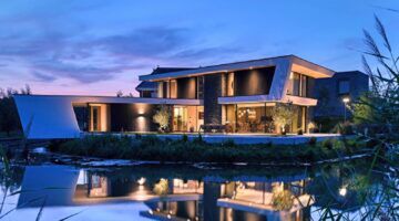 De luxe designervilla in Arnhem.