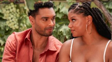 Halle Bailey en Reg&eacute;-Jean Page in You, Me & Tuscany