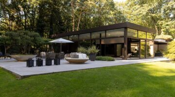 De villa in Huis ter Heide.