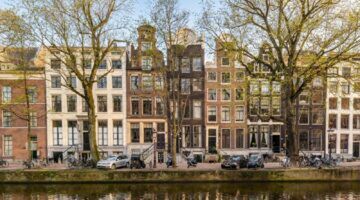 Een Amsterdams grachtenpand.