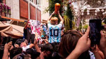 Voetbalfans uit Argentini&euml;