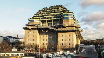 De WOII-bunker die nu als hotel fungeert.