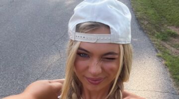 Jutta Leerdam tijdens Independence Day