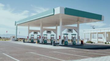 Tankstation in Spanje