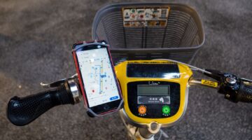 Google Maps op de fiets
