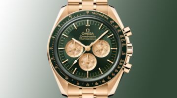 Smullen: OMEGA komt met groengouden Speedmaster t.w.v. bijna &euro; 50.000,-