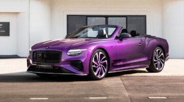 Paars en uniek: Bentley onthult een one-of-a-kind Continental GTC Mulliner (met een behoorlijk prijskaartje)