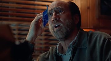 Beeld uit "Dream Scenario" (2023) met Nicolas Cage