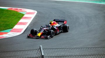 Max Verstappen op Zandvoort circuit F1