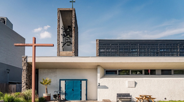 Een kerk omgebouwd tot woning.