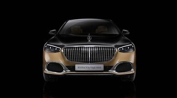 De door Virgil Abloh ontworpen Maybach.